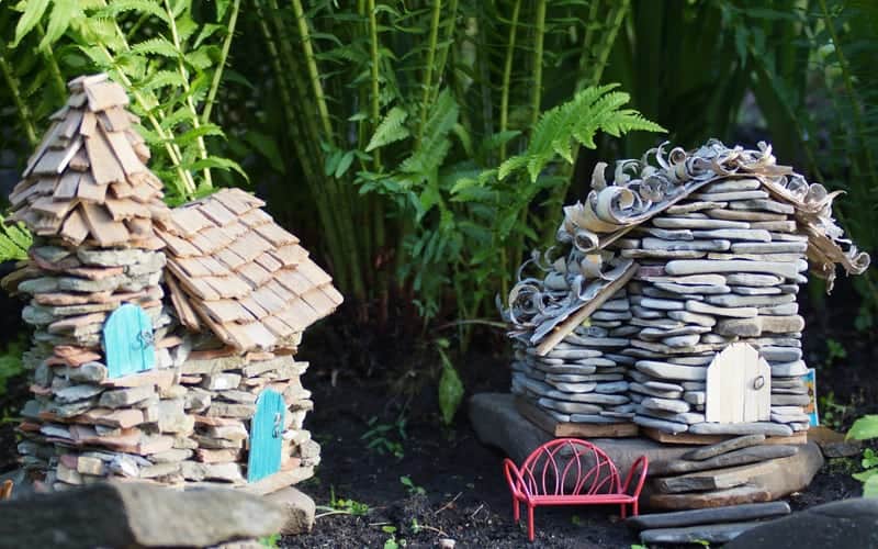 homemade fairy garden houses