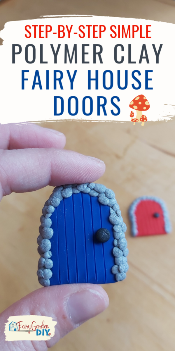 Simple Polymer Clay Fairy Door | Fairy Garden DIY
