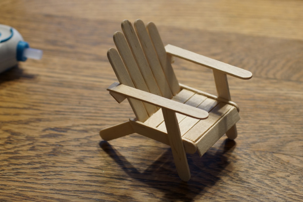 mini Adirondack chair for fairy garden