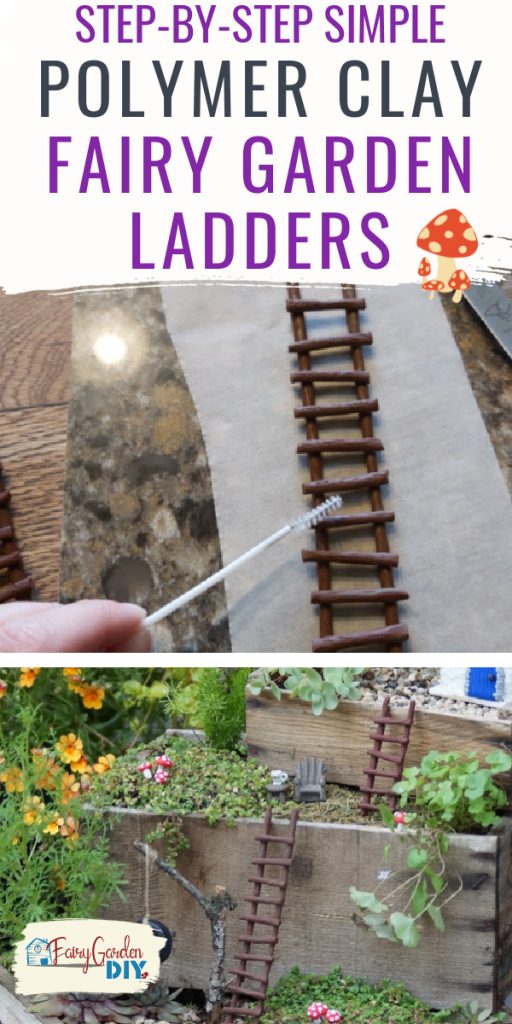 fairy garden accessory - ladder