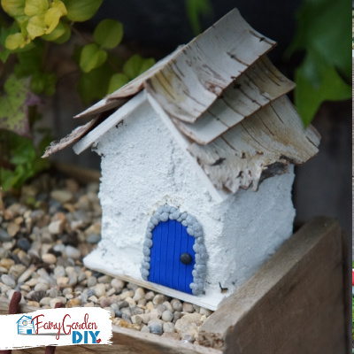 fairy house ideas: concrete house