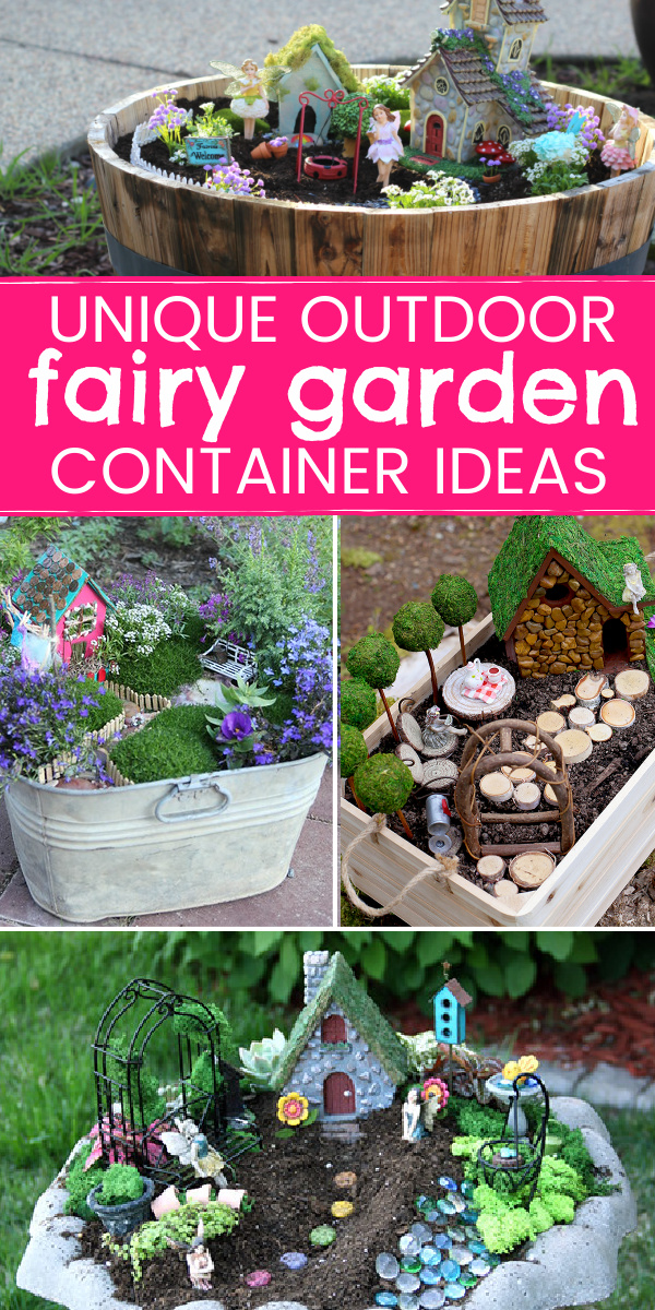 Container Ideas for Fairy Gardens!