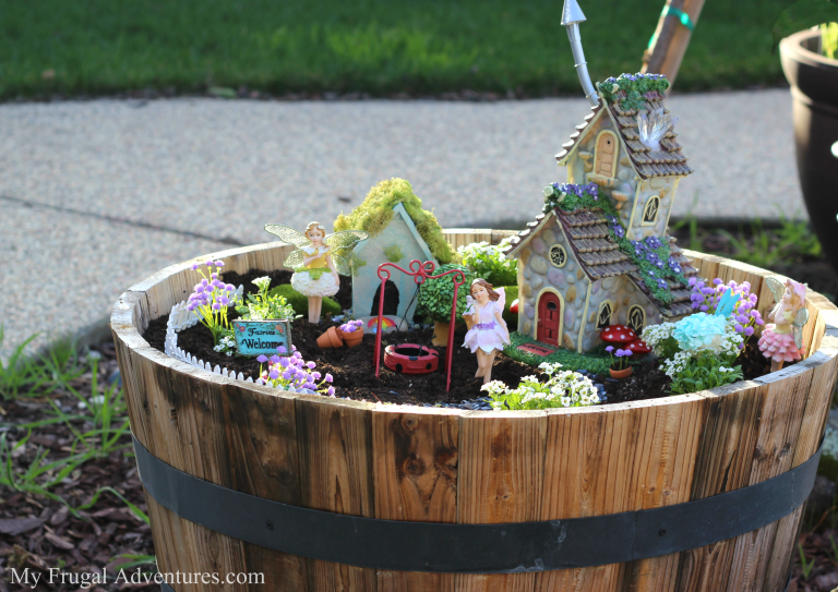 24 Unique Outdoor Fairy Garden Container Ideas