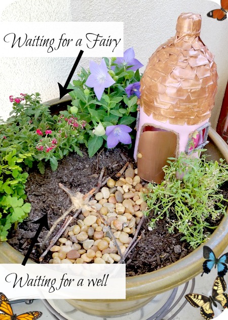 fairy house ideas: Make a fairy house from an upcycled soda bottle