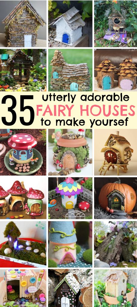 Adorable DIY Fairy Houses