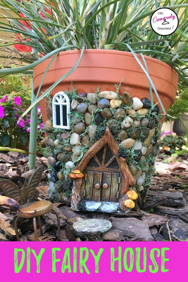 30+ DIY Fairy House Ideas - flower pot House