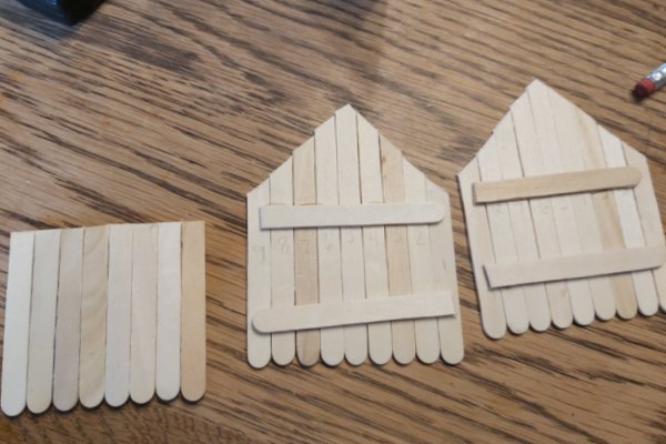 how to make a popsicle stick fairy house