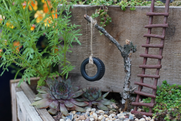 A Fairy House Made from an Old Bottle - Simple Practical Beautiful