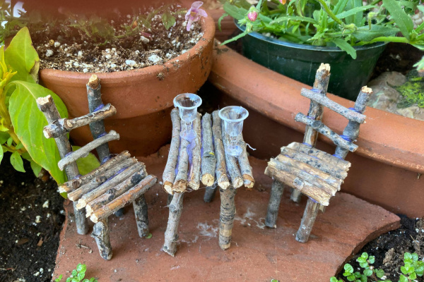 A Fairy House Made from an Old Bottle - Simple Practical Beautiful