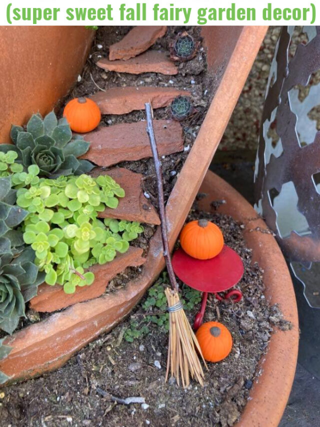How to Make Mini Polymer Clay Pumpkins Story | Fairy Garden DIY