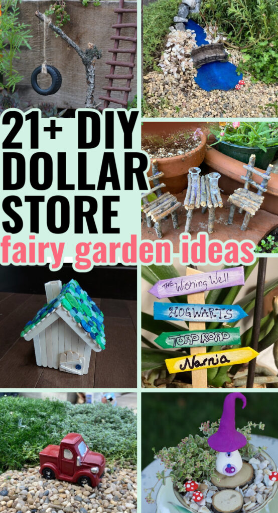 dollar store fairy garden ideas