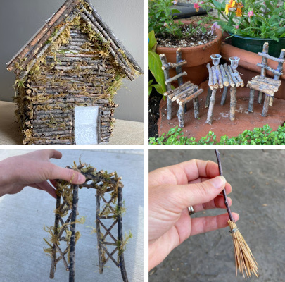 DIY Affordable Fairy Garden Accessories with Free Template!