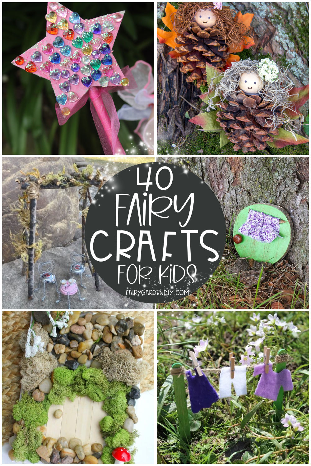 40+ Fairy Crafts for Kids Who Love All Things Magical | Fairy Garden DIY