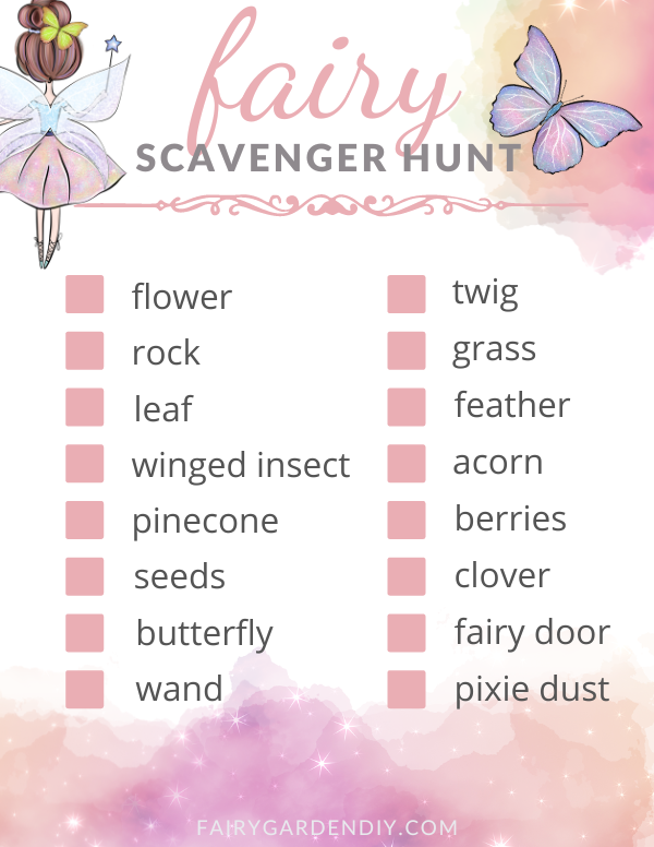 Fairy Scavenger Hunt