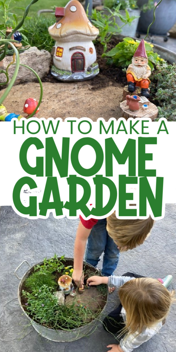 How to Make a Gnome Garden (CUTE Easy DIY!) Fairy Garden DIY