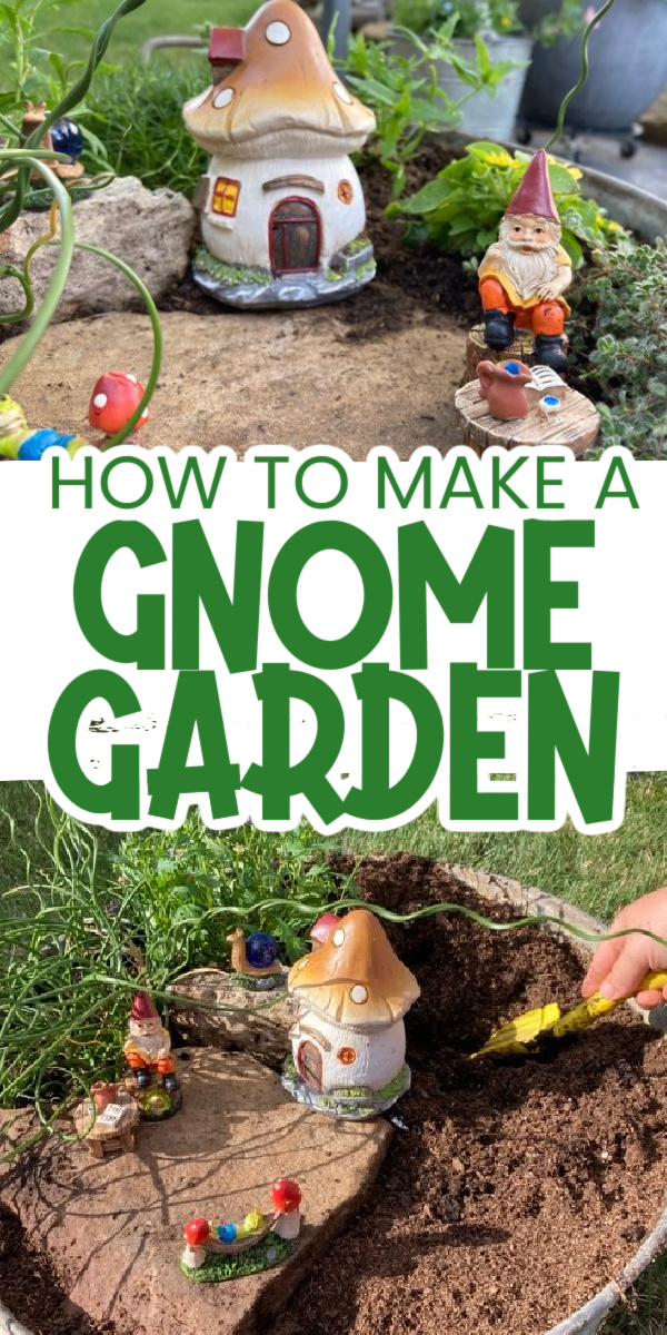 pin image for how to make a gnome garden