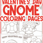 valentines day gnome coloring pages