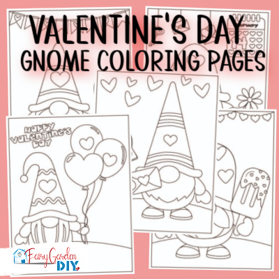 valentines day gnome coloring pages feature image
